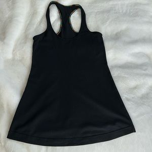 Lululemon black racerback tank - great condition